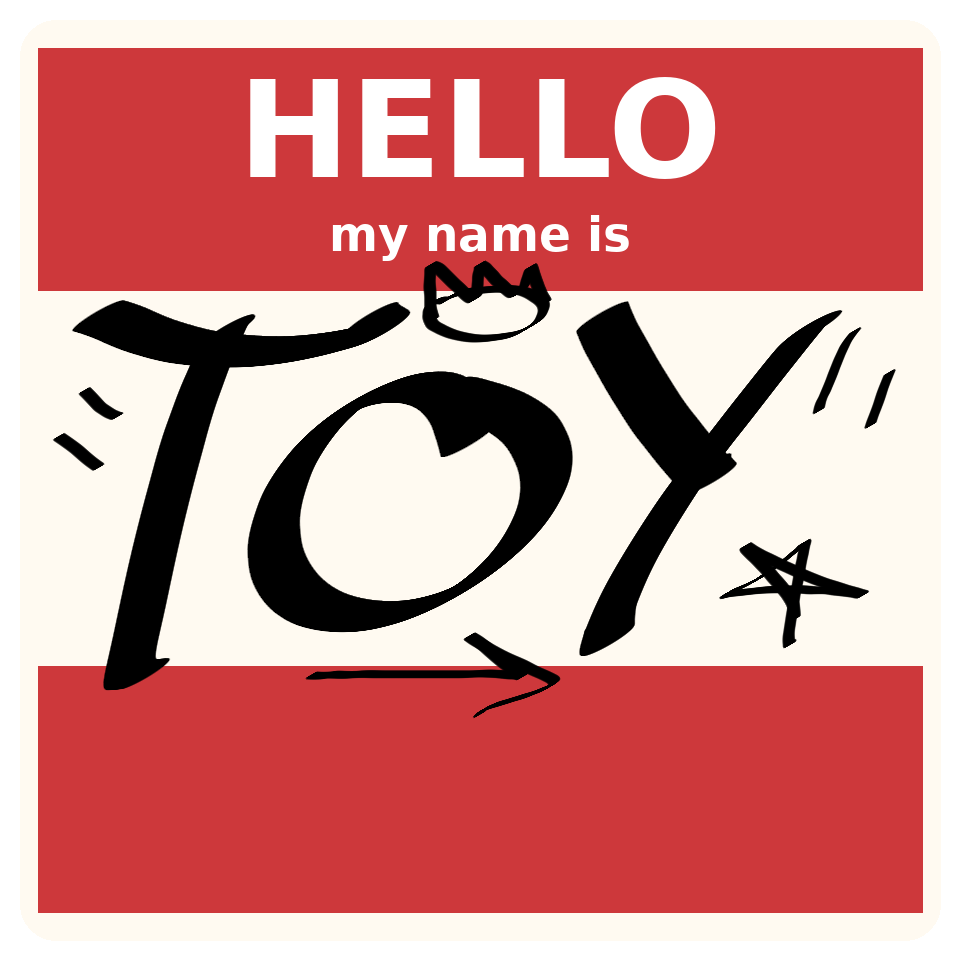 HELLO my name is TOY